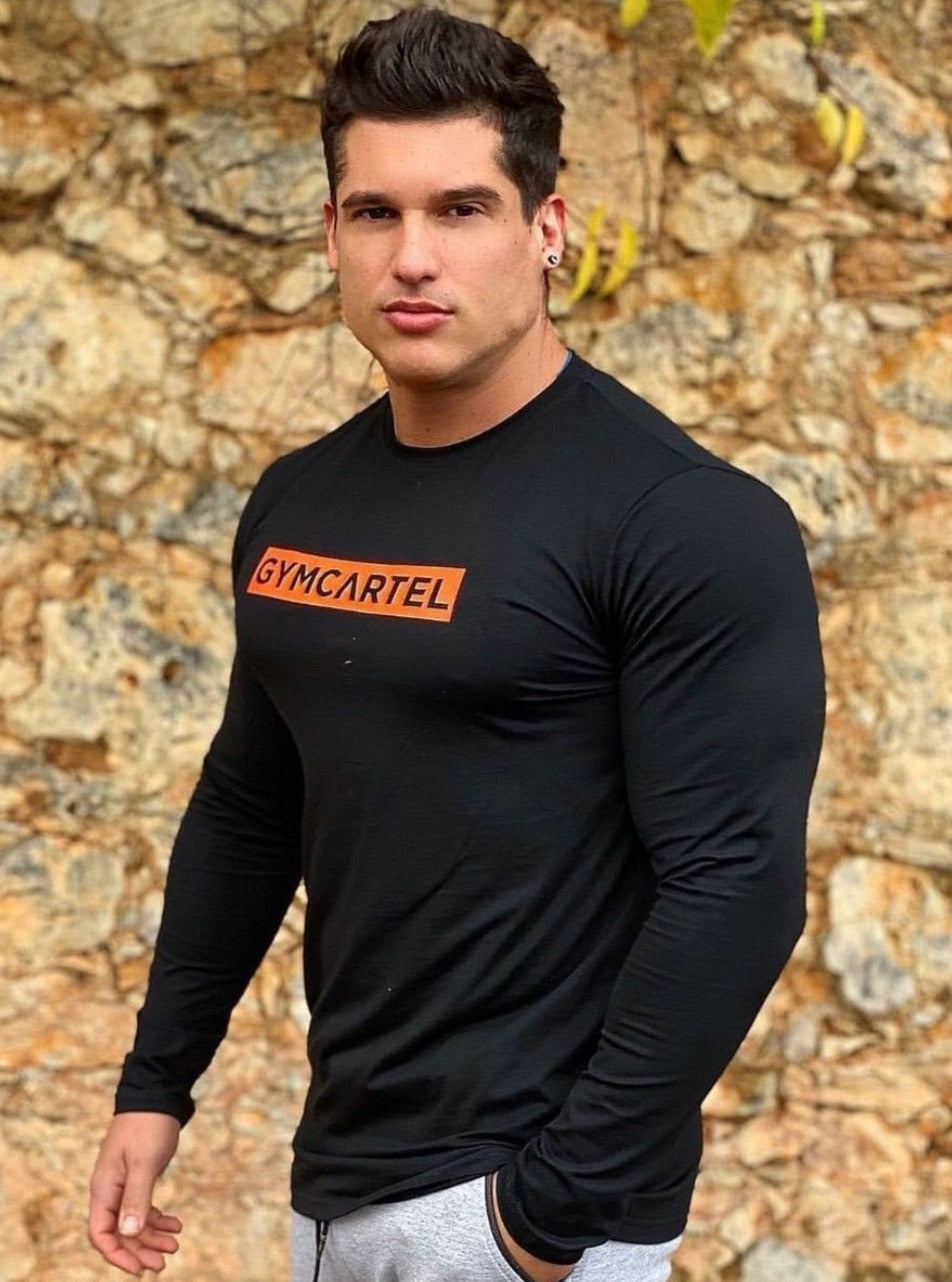 GC Elite T- Shirt Black and Orange
