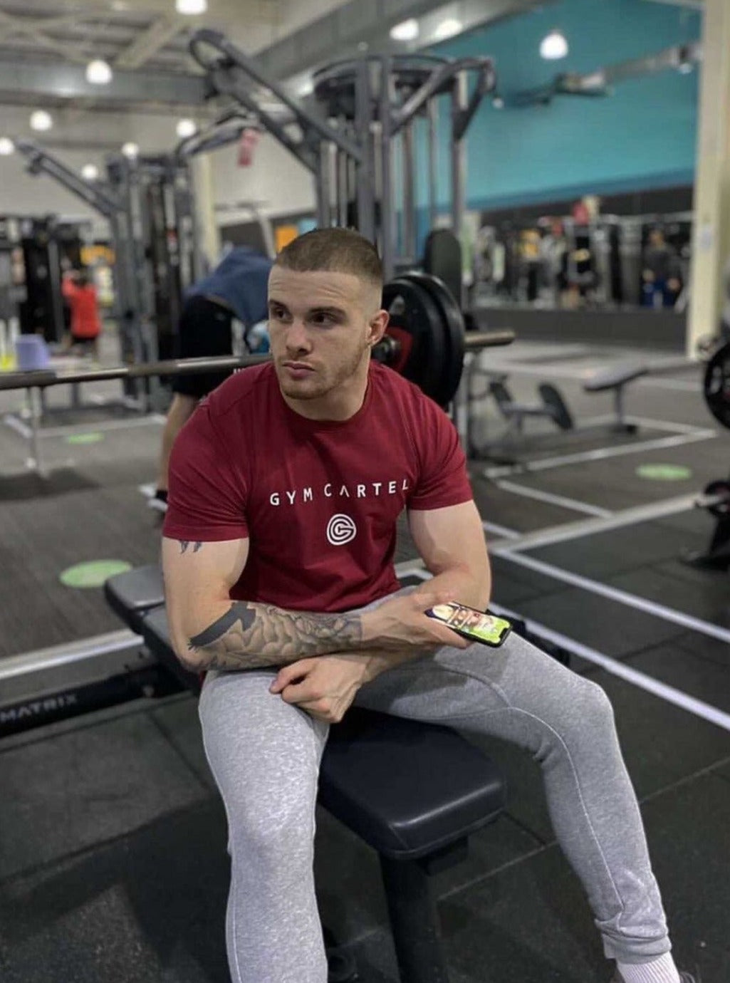 GC Original T-Shirt in Burgundy